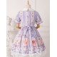 Strawberry Witch Blueberry Dolly Collar Short Sleeve One Piece